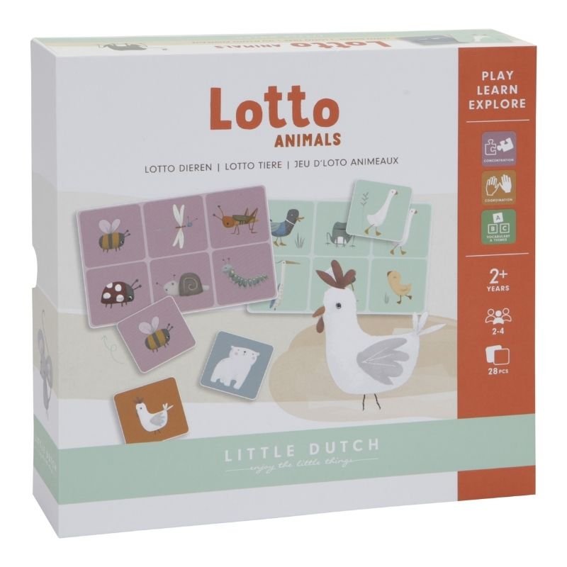 Tactic Farm Animals Lotto – Gioco Della Tombola Per Bambini Con Animali Della Fattoria. Illustrazioni Colorate, Perfetto Per Famiglie E Prime Esperienze Di Gioco. - 4